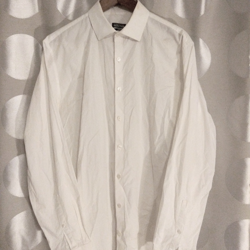 Kenneth Cole Reaction Slim Fit Shirt Size 16 1/2